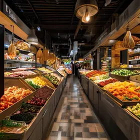 espaços gastronômicos no Mercado Municipal