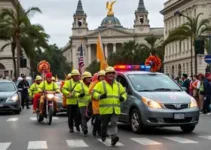 equipe de trânsito da prefeitura