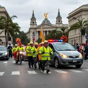 equipe de trânsito da prefeitura