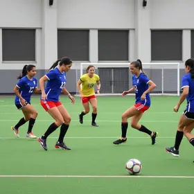 seletiva para equipes de futsal feminino
