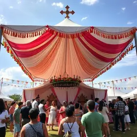 Tenda Cultural na Festa do Divino Espírito Santo