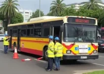 acidente com ônibus