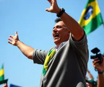 Flávio Bolsonaro em Mogi das Cruzes